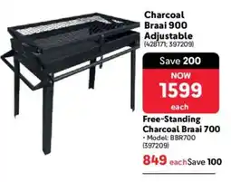 Makro Charcoal Braai 900 Adjustable offer