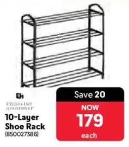 Makro 10-Layer Shoe Rack offer