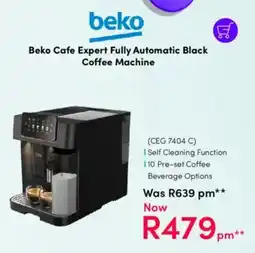 Teljoy Beko Cafe Expert Fully Automatic Black Coffee Machine offer