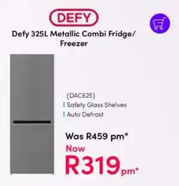 Teljoy Defy Metallic Combi Fridge/ Freezer offer