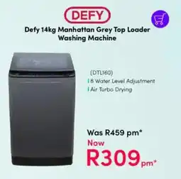 Teljoy Defy Manhattan Grey Top Loader Washing Machine offer