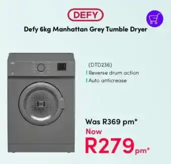 Teljoy Defy Manhattan Grey Tumble Dryer offer