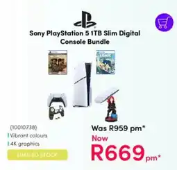 Teljoy Sony PlayStation 5 1TB Slim Digital Console Bundle offer
