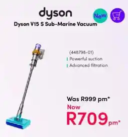 Teljoy Dyson V15 S Sub-Marine Vacuum offer