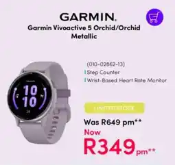 Teljoy Garmin Vivoactive 5 Orchid/ Orchid Metallic offer
