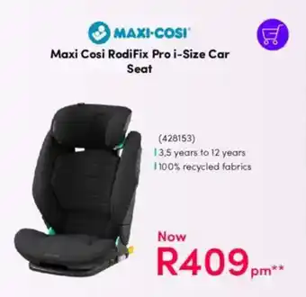 Teljoy Maxi Cosi RodiFix Pro i-Size Car Seat offer