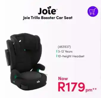 Teljoy Joie Trillo Booster Car Seat offer