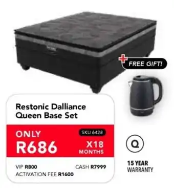 Astra Furnishers Restonic Dalliance Queen Base Set offer