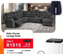 Astra Furnishers Soho Corner Lounge Suite offer