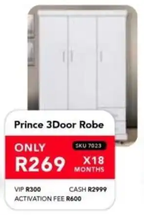 Astra Furnishers Prince 3Door Robe offer