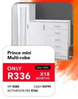 Astra Furnishers Prince mini Multi-robe offer