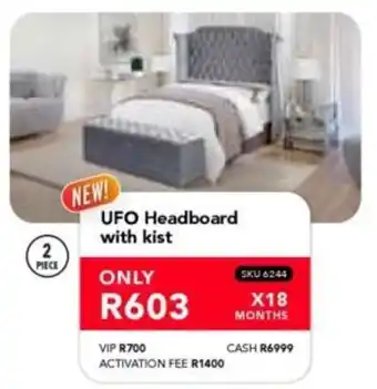 Astra Furnishers UFO Headboard with kist offer