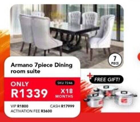 Dining room suite specials at Astra Furnishers – Oct 2025