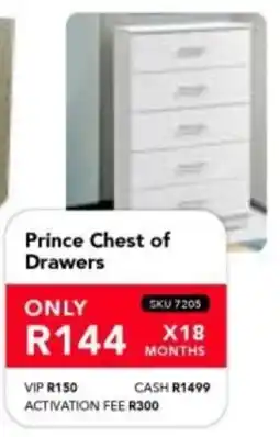 Astra Furnishers Prince Chest of Drawers offer