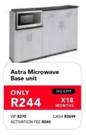 Astra Furnishers Astra Microwave Base unit offer