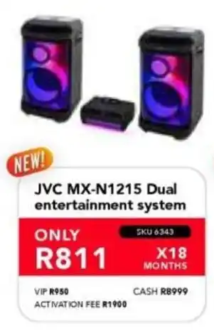 Astra Furnishers JVC MX-N1215 Dual entertainment system offer