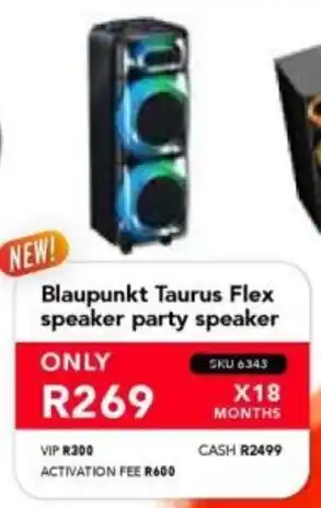 Astra Furnishers Blaupunkt Taurus Flex speaker party speaker offer