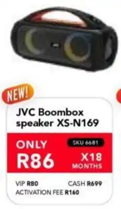 Astra Furnishers JVC Boombox speaker XS-N169 offer