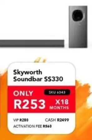 Astra Furnishers Skyworth Soundbar SS330 offer