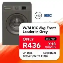 Astra Furnishers KIC W/M Front Loader in Grey offer