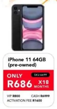 Astra Furnishers iPhone 11 64GB pre-owned offer