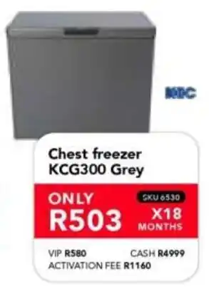 Astra Furnishers KIC Chest freezer KCG300 Grey offer