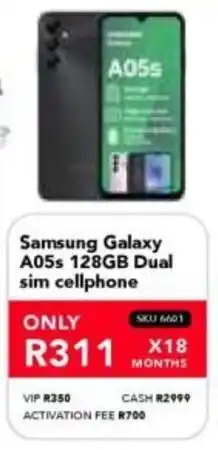 Astra Furnishers Samsung Galaxy A05s 128GB offer