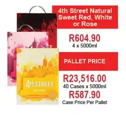 Johnny's Liquor Hypermarket 4th Street Natural Sweet Red, White or Rose offer