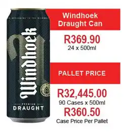 Johnny's Liquor Hypermarket Windhoek Draught Can offer