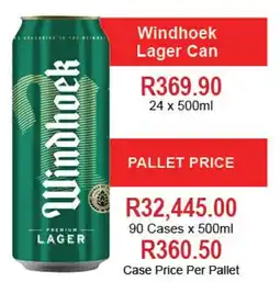Johnny's Liquor Hypermarket Windhoek Lager Can offer