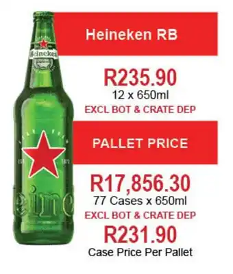 Johnny's Liquor Hypermarket Heineken RB offer
