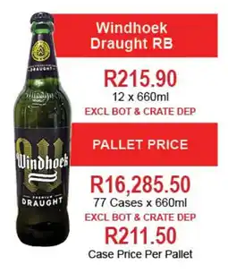 Johnny's Liquor Hypermarket Windhoek Draught RB offer