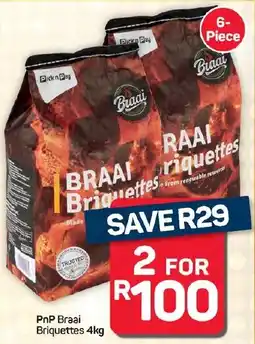 Pick n Pay Hypermarket PnP Braai Briquettes offer