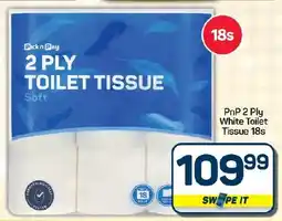 Pick n Pay Hypermarket PnP 2 Ply White Toilet Tissue offer
