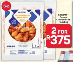 Pick n Pay Hypermarket no name Frozen Chicken Braai Pack offer