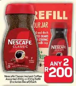 Pick n Pay Hypermarket Nescafé Classic Instant Coffee Assorted or Refill offer