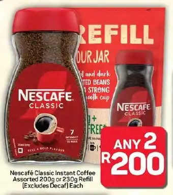 Pick n Pay Hypermarket Nescafé Classic Instant Coffee Assorted or Refill offer
