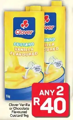 Pick n Pay Hypermarket Clover Vanilla or Chocolate Flavoured Custard offer