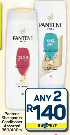 Pick n Pay Hypermarket Pantene Shampoo or Conditioner Assorted offer