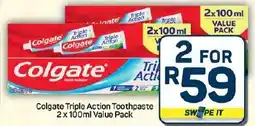 Pick n Pay Hypermarket Colgate Triple Action Toothpaste Value Pack offer