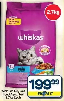 Pick n Pay Hypermarket Whiskas Dry Cat Food Assorted offer