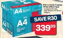 Pick n Pay Hypermarket PnP A4 Multi-Purpose White Office Paper offer