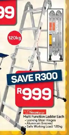 Pick n Pay Hypermarket TRADEquip Multi Function Ladder offer