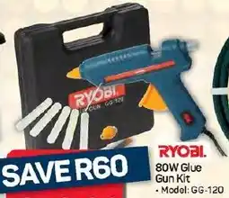 Pick n Pay Hypermarket RYOBI 80W Glue Gun Kit offer