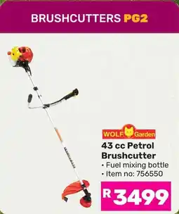Game WOLF Garden 43 cc Petrol Brushcutter offer