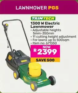 Game TRIMTECH 1300 W Electric Lawnmower offer