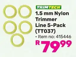Game TRIMTECH Nylon Trimmer Line offer