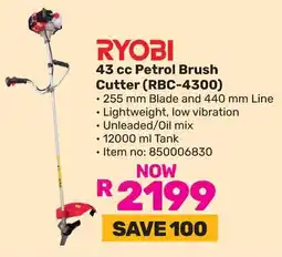 Game RYOBI 43 cc Petrol Brush Cutter offer