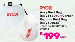 Game RYOBI Assy Dust Bag OR Garden Vacuum Dust Bag offer