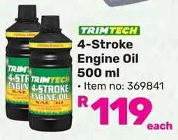 Game TRIMTECH 4-Stroke Engine Oil offer